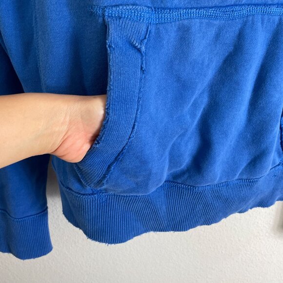 Vintage Y2K Abercrombie & Fitch Mens Medium Blue Muscle Hoodie Pullover - Picture 7 of 11